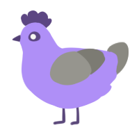 (unnamed), a lilac and ash chicken