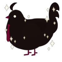 Universe, a black chicken