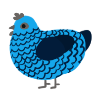 Cheese, a sky and tumblr chicken with a lace pattern