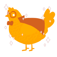 THE Tangerine, a orange chicken with a lace pattern