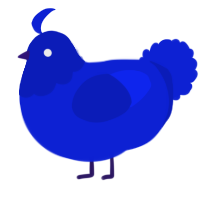 depressed squeky toy, a yellow chicken with a head pattern