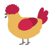 A honey and crimson chicken