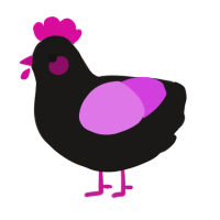 (unnamed), a sable and orchid chicken