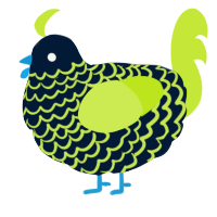 zeep zorp, a tumblr and lime chicken with a lace pattern