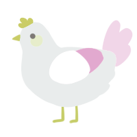 Rice Cooker, a silver and pink chicken