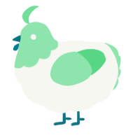 (unnamed), a white and spring chicken with a head pattern