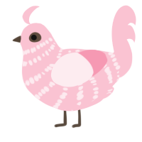 Medical Malpractice, a rose chicken with a bar pattern