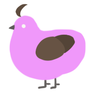 A lavender and bark chicken