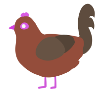 (unnamed), a russet and bark chicken