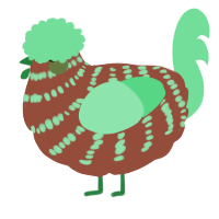 (unnamed), a russet and spring chicken with a bar pattern