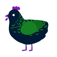 naptime, a tumblr and leaf chicken with a half-lace pattern