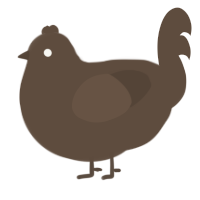 Soil, a bark chicken