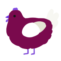A wine and white chicken
