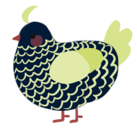 fedora, a tumblr and lemon chicken with a lace pattern