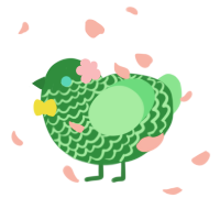 A viridian and spring chicken with a lace pattern