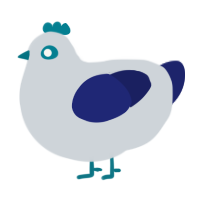 A mist and navy chicken