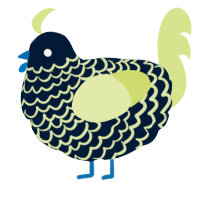 Aster, a tumblr and lemon chicken with a lace pattern