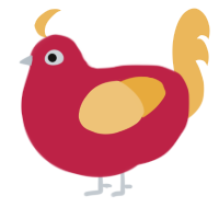 Chili, a crimson and honey chicken