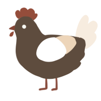 A bark and cream chicken