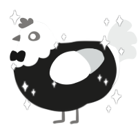 A sable and silver chicken with a head pattern
