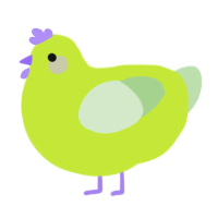 A lime and gluppy chicken