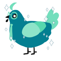 Phantom, a sea and mint chicken