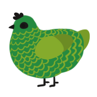 monster energy, a viridian and chartreuse chicken with a lace pattern