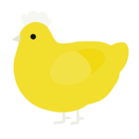 peep, a yellow chicken