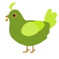 nose goblin, a chartreuse and lime chicken