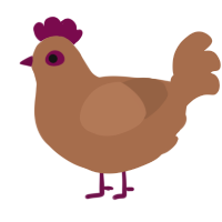 (unnamed), a brown chicken