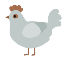 Belt Buckle, a silver chicken