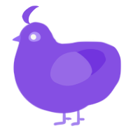 (unnamed), a blurple chicken