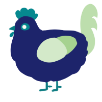 GetInto Hypnosis Mic, a navy and gluppy chicken