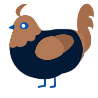 (unnamed), a tumblr and brown chicken with a head pattern