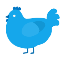 Blue, a sky chicken
