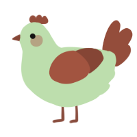 Keylime Pie, a gluppy and russet chicken