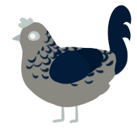 Air Fryer, a ash and tumblr chicken with a half-lace pattern