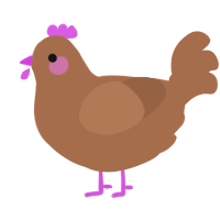 (unnamed), a brown chicken