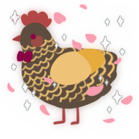 Moon river, a bark and honey chicken with a lace pattern