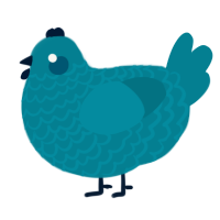 A sea chicken with a lace pattern