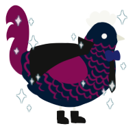 A tumblr and wine chicken with a lace pattern