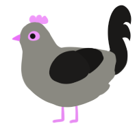 Maquillaphobia, a ash and sable chicken