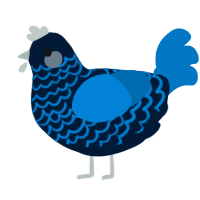 (unnamed), a tumblr and sapphire chicken with a lace pattern