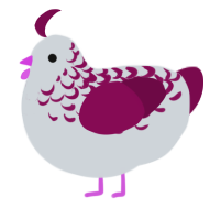 A mist and wine chicken with a half-lace pattern