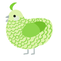 (unnamed), a apple and grass chicken with a lace pattern
