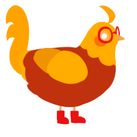 A russet and gold chicken with a head pattern