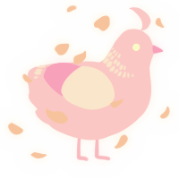 A lavender chicken with a neck-band pattern