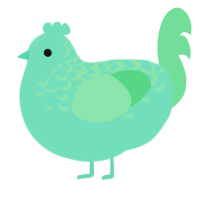 (unnamed), a mint and spring chicken with a half-lace pattern