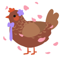 A russet and brown chicken with a half-lace pattern