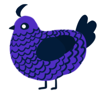 Consider, a indigo and tumblr chicken with a lace pattern